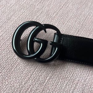 Gucci Black Belt